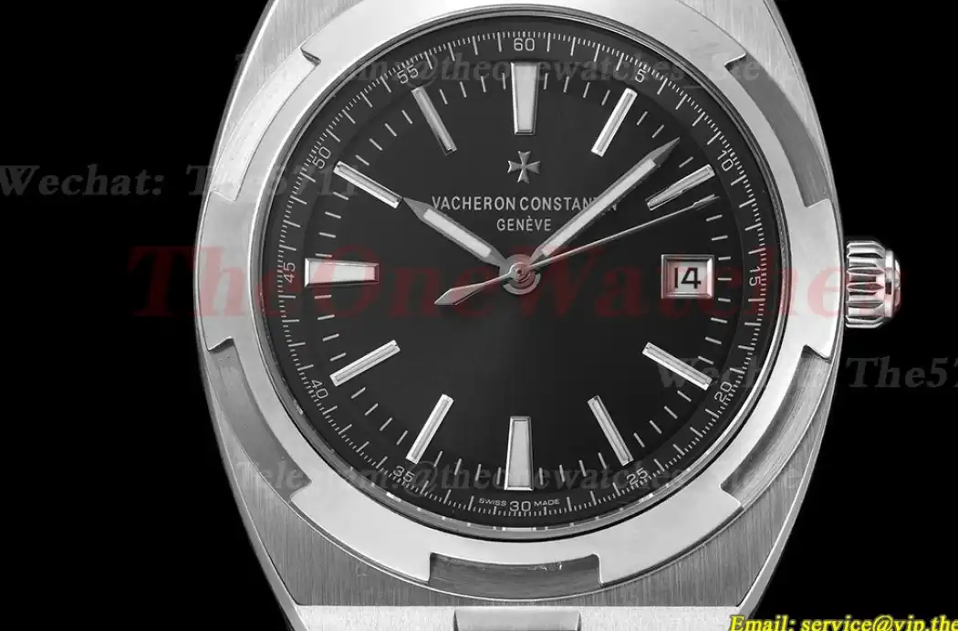 Overseas 4500V 41mm SS RU Black Dial GDF MY8215