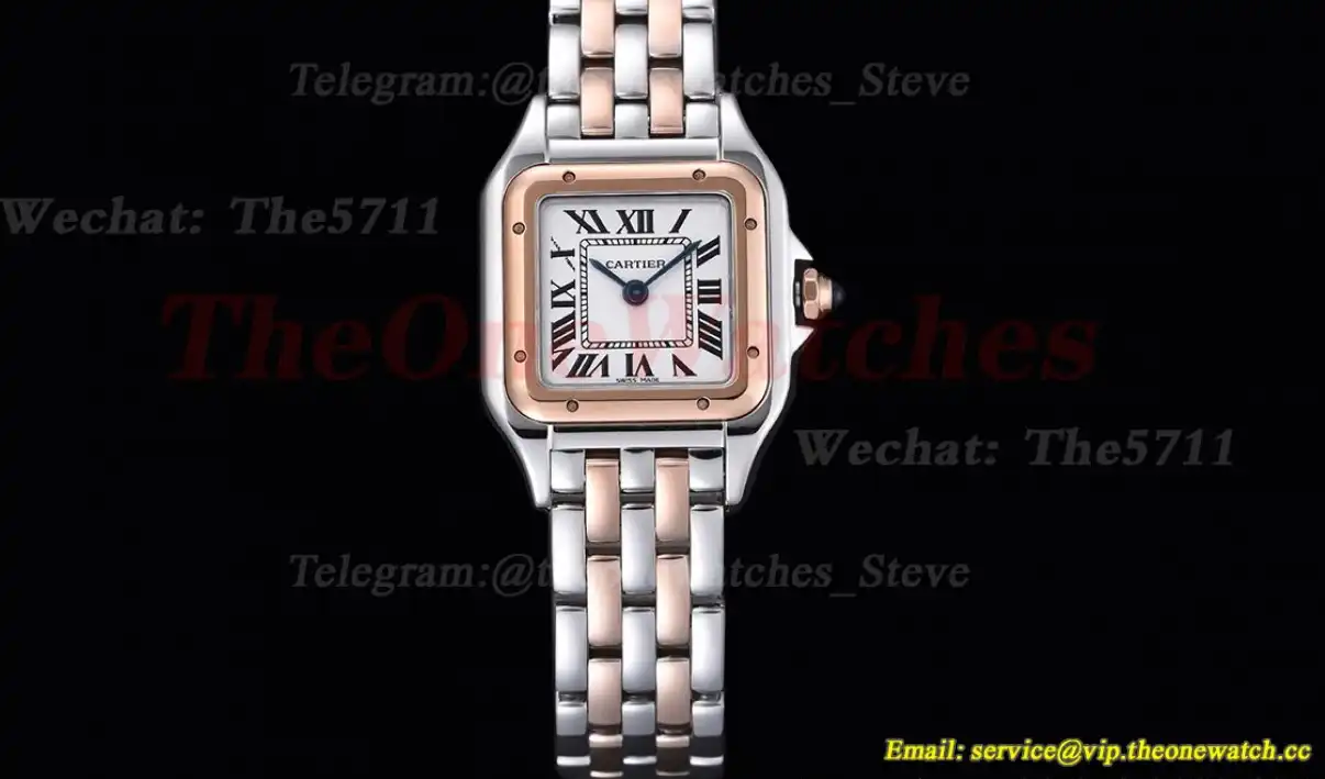 Panthere Secrete De Ladies 22mm RG SS White Dial 8848F Swiss Qtz