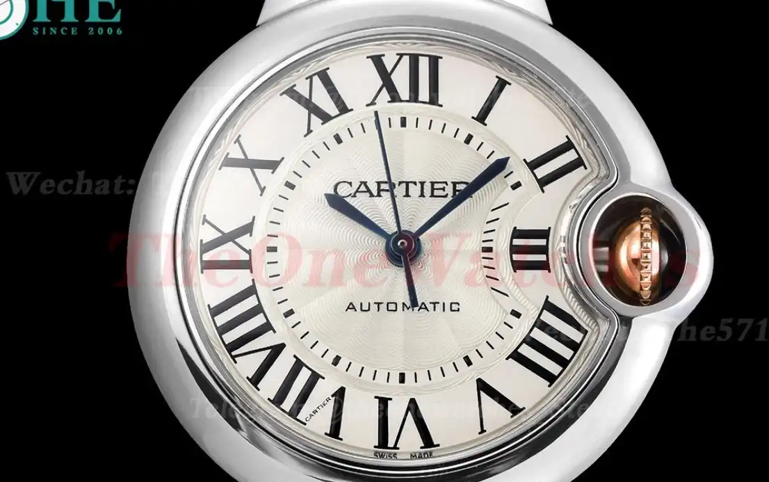 Ballon Bleu De Cartier 33mm RG SS Silver Rmn GDF NH05