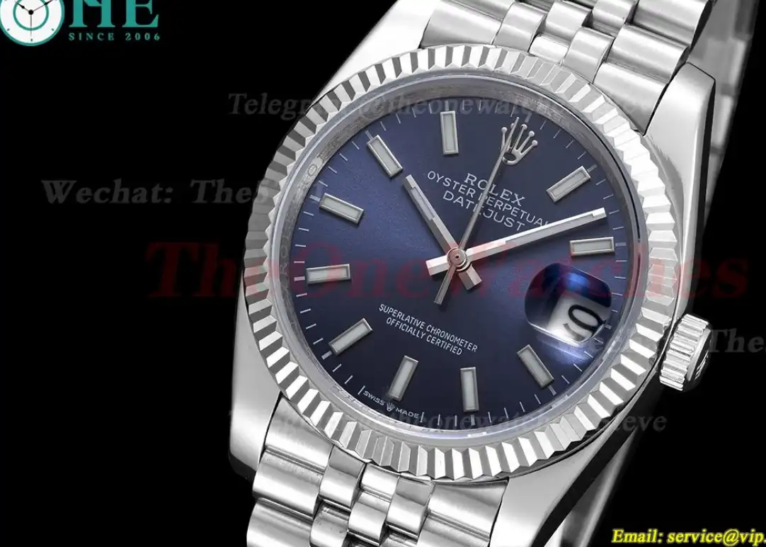 Datejust 126234 36mm Jub SS SS Blue Stk GDF MY8215