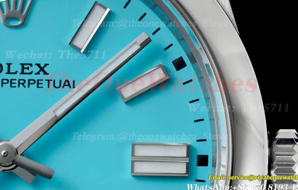 Oyster Perpetual 124300 41mm SS SS Tiffany Blue Dial VSF VS3230