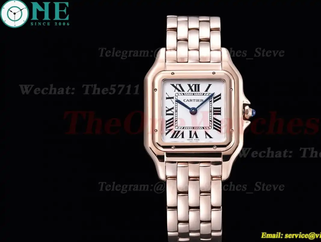 Panthere Secrete De Ladies 27mm RG RG White Dial 8848F Swiss Qtz