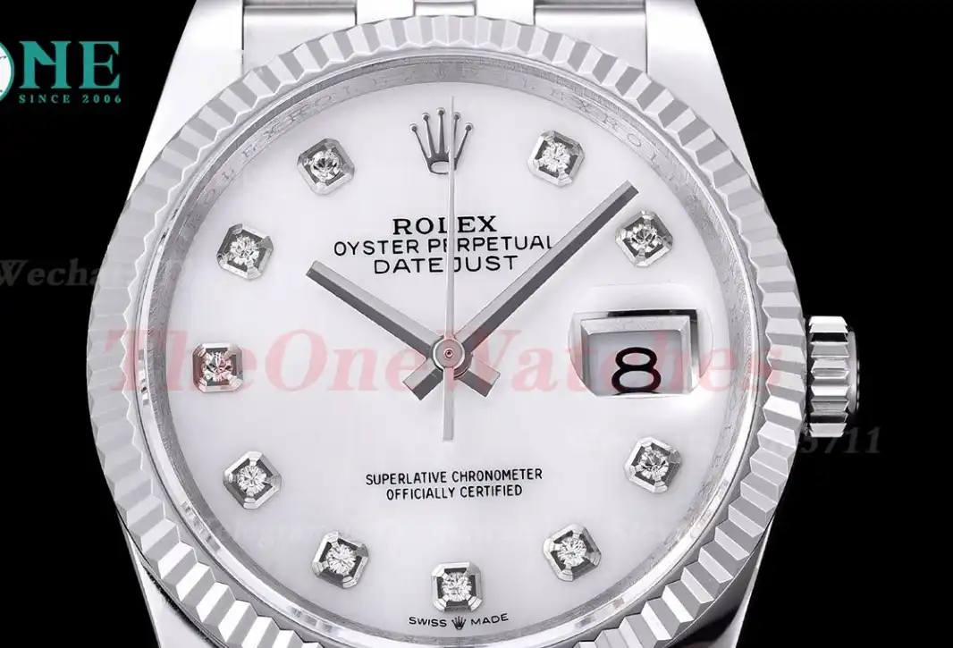 Datejust 126234 36mm Jubilee 904L SS SS Mop Dia GMF VR3235