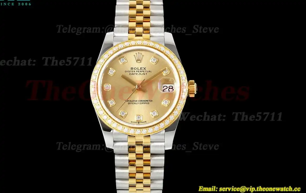 Datejust 278273 31mm Jub Dia YG SS Gold Dia JARF A2236