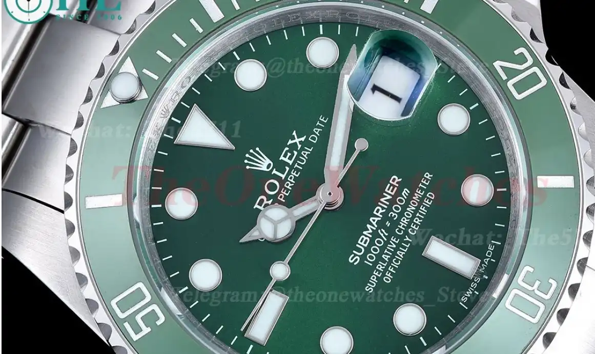 Submariner 116610LV 40mm SS SS Green GDF MY8215