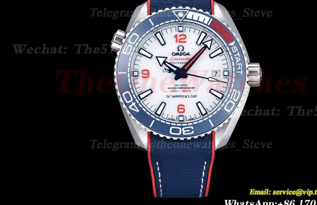 Seamaster 600M 43.5mm America's Cup SS RU White VSF A8900 Super Clone