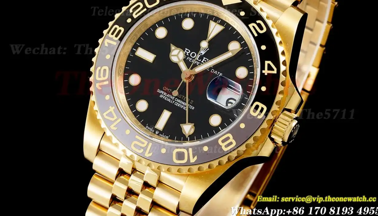 GMT Master II 126718 GRNR YG YG Black Brown APF VR3285