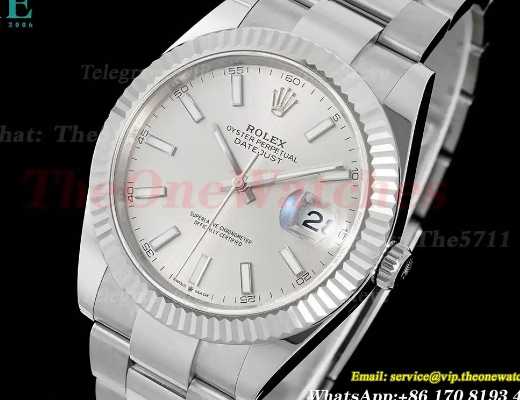 Datejust 126334 41mm SS SS Silver Stk EWEF A3235