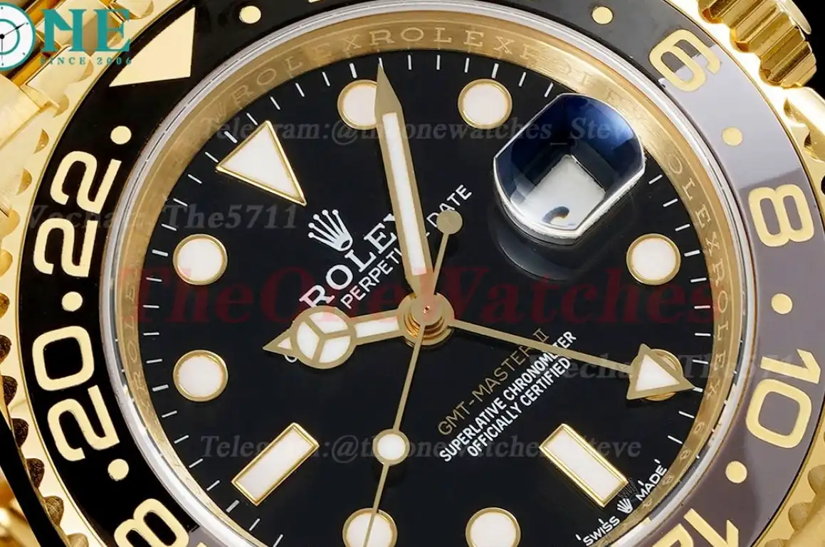 GMT Master II 126718 GRNR YG YG Black Brown APF VR3285