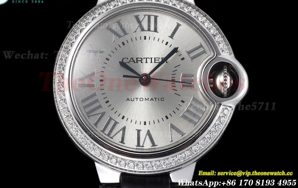 Ballon Bleu De Cartier 33mm Dia SS LE Silver Dial GDF NH05