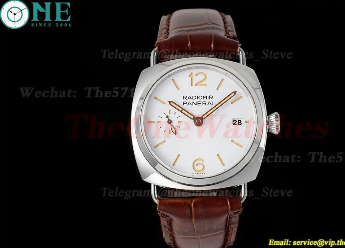 Radiomir Quaranta PAM1292 40MM SS LE White Dial TTF A7750