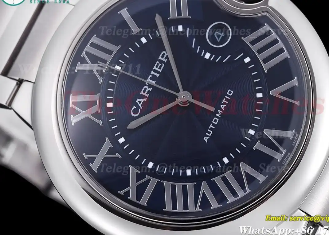 Ballon Bleu De Cartier 42mm SS SS Blue Dial GDF MY8215