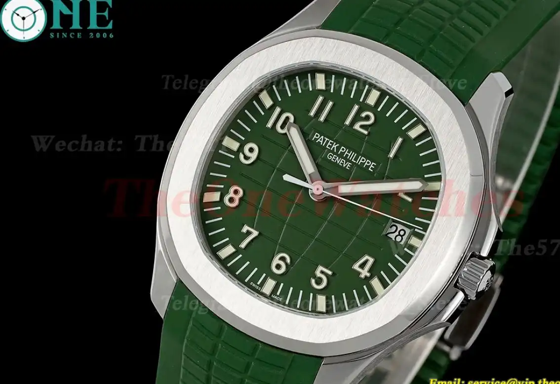 Aquanaut 5168G 42mm SS RU Green Num ZF A330