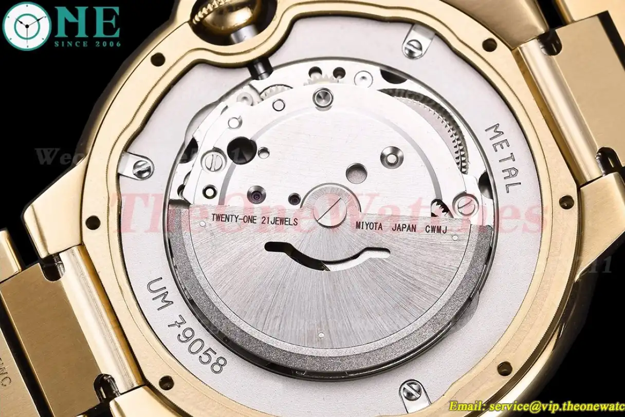 Ballon Bleu De Cartier 42mm YG YG White Dial GDF MY8215