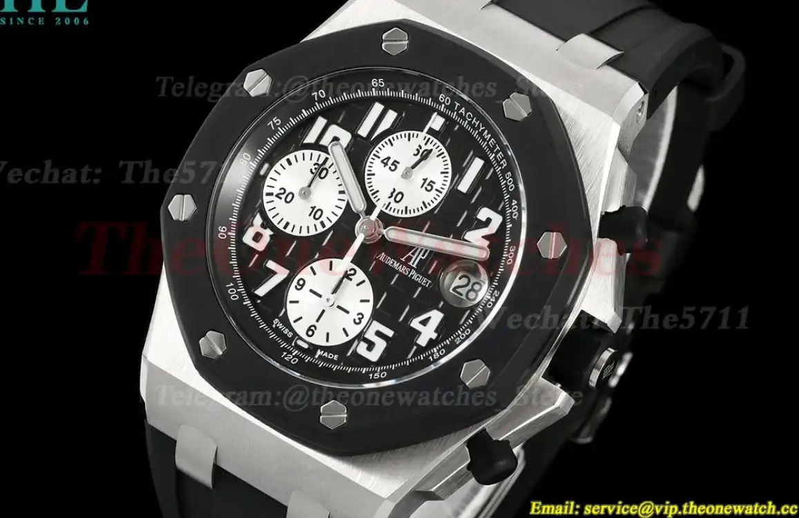 Royal Oak Offshore 26170ST 42mm SS RU Black Dial TKF A7750