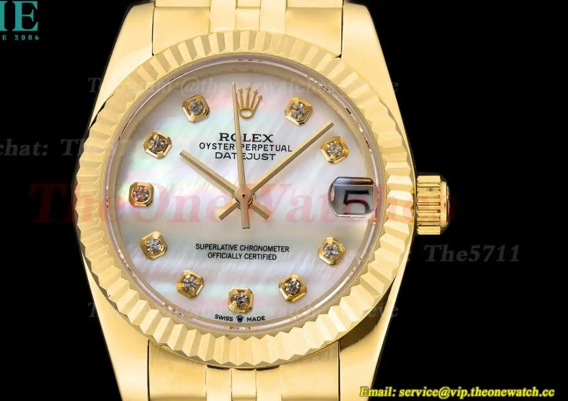 Datejust 28mm Jub YG YG Mop Dial GDF MY8215