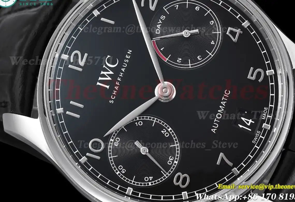 Portugieser 7 Days 42mm SS LE Black Dial ZF V5 A52010