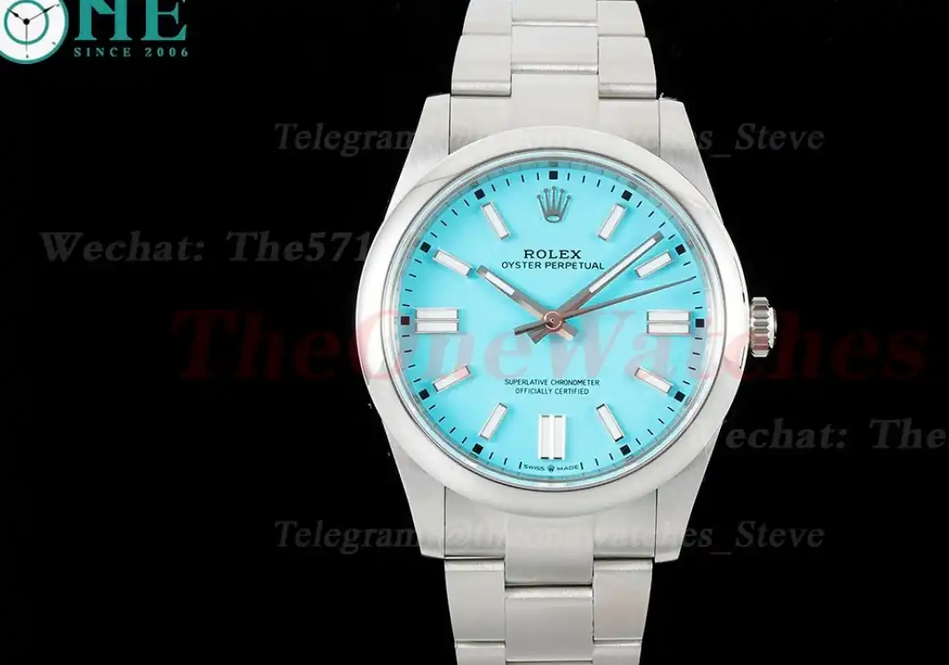 Oyster Perpetual 124300 41mm SS SS Tiffany Blue Dial VSF VS3230