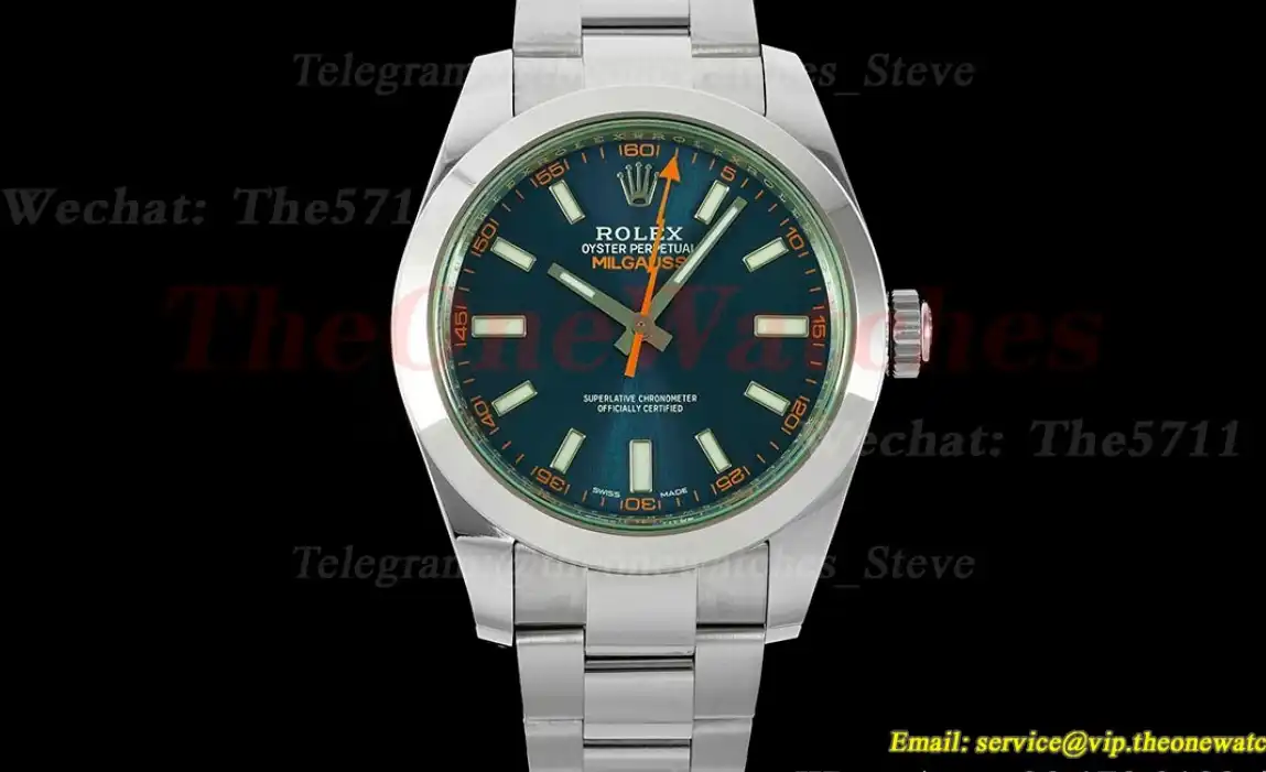 Milgauss 116400GV 40mm SS SS Blue Dial VSF VS3131