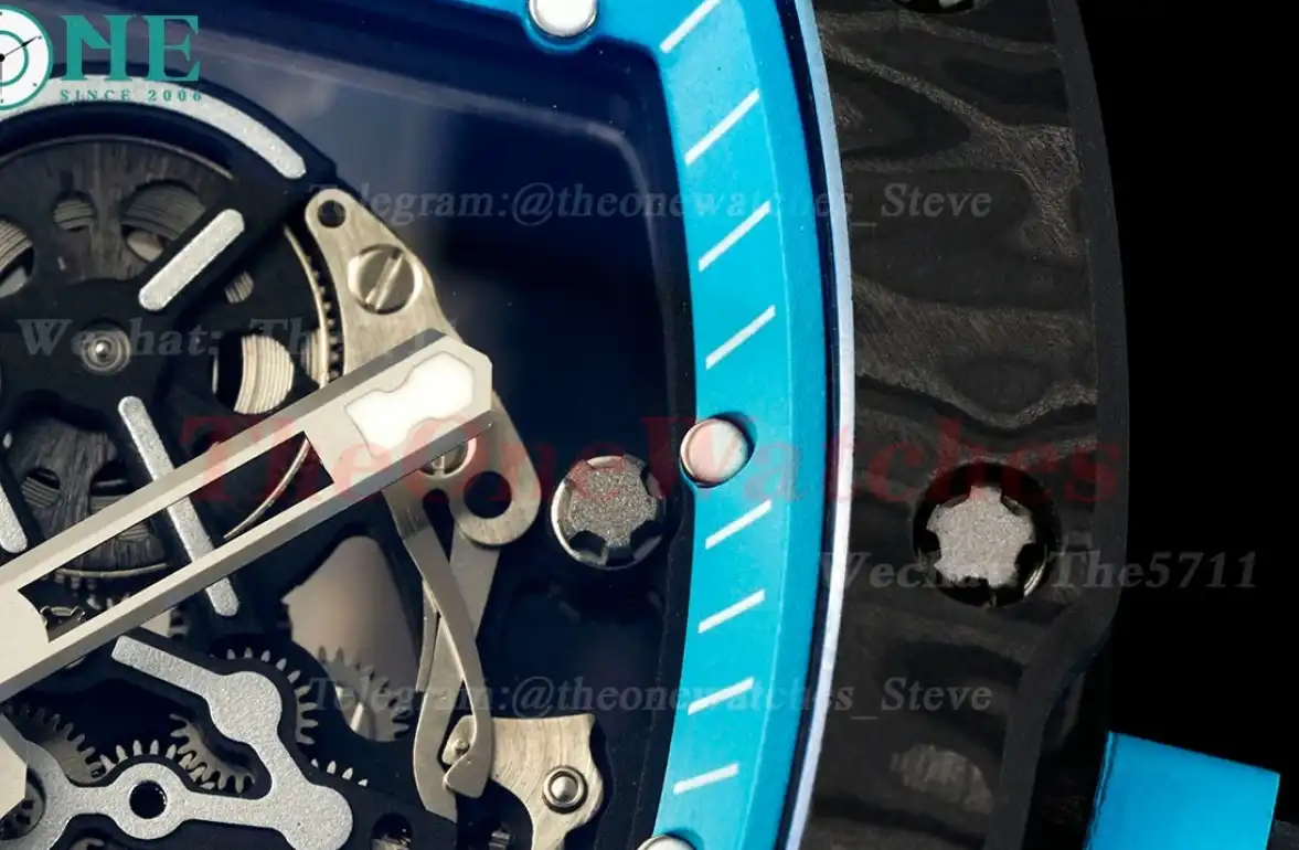 RM055 Blue NTPT RU Skeleton Dial UOKF RMUL2 Super Clone