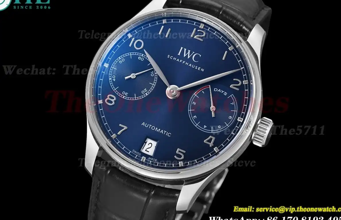 Portugieser 7 Days IW500710 SS LE Blue Dial ZF V5 A52010