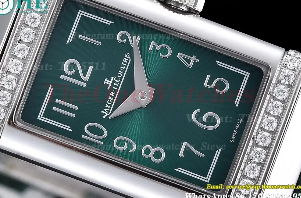 Reverso 20mm Diamond Bezel SS LE Green Dial RXW Qtz