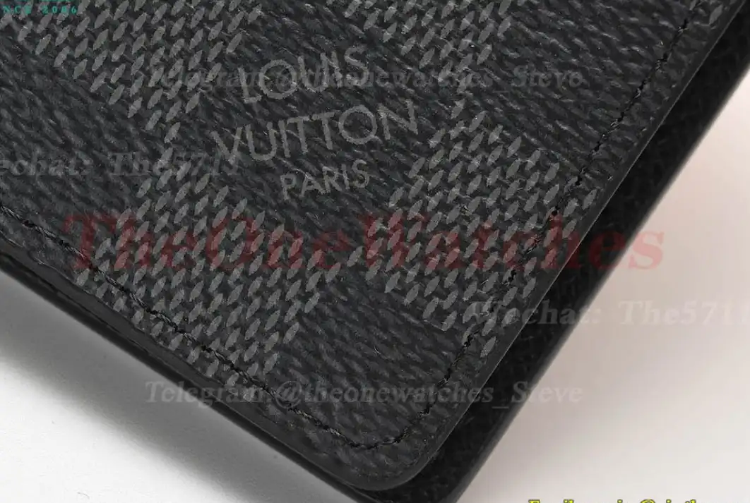 Louis Vuitton - Pocket Organizer Black N63143