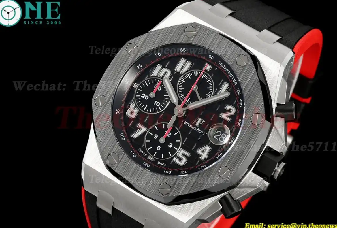 Royal Oak Offshore 26470SO 42mm SS RU Black Dial TKF A7750