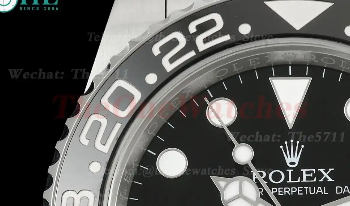 GMT Master II 126710 Bruce Wayne Oys 40mm SS SS Black Dial EWEF V2 SH3285