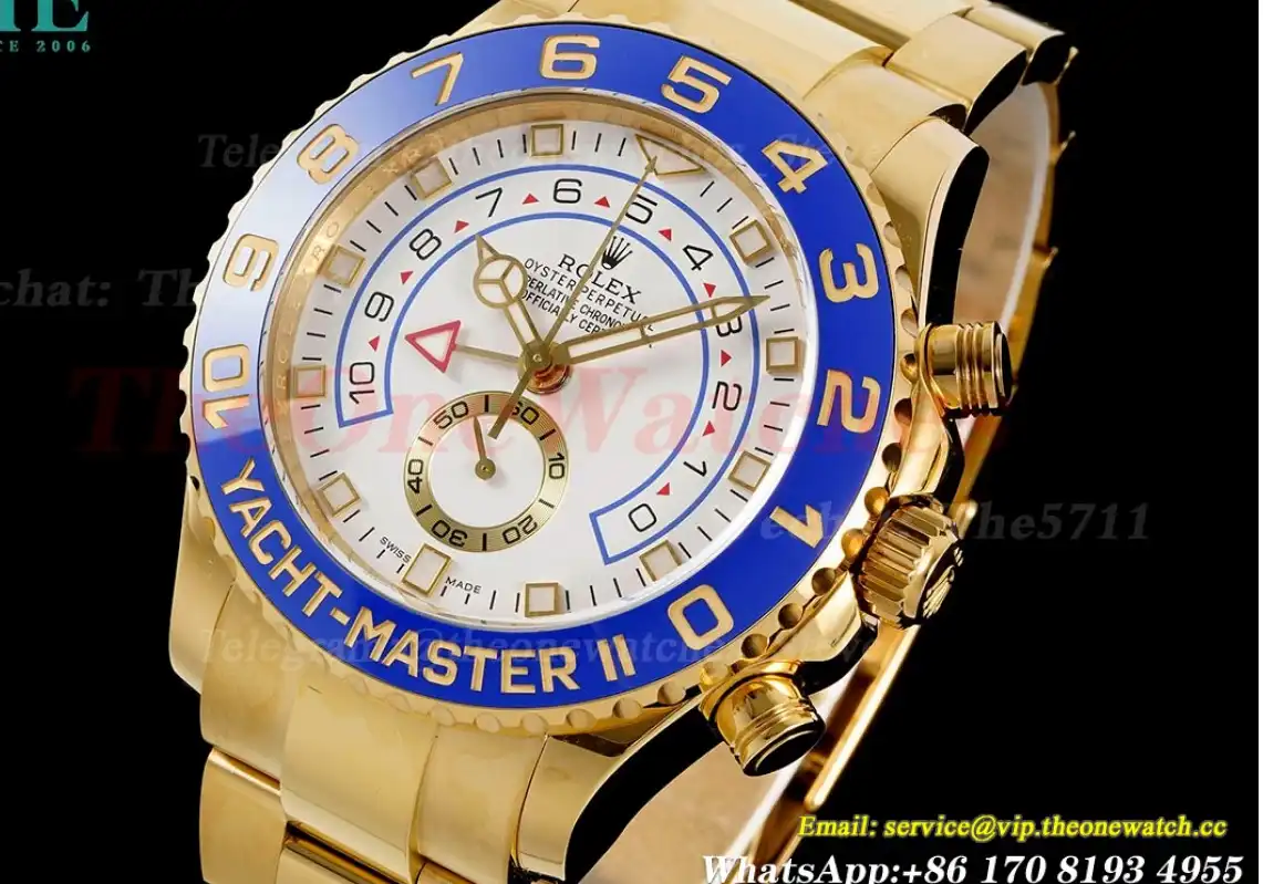 Yacht-Master II 116688 44mm YG YG White Num KF A7750