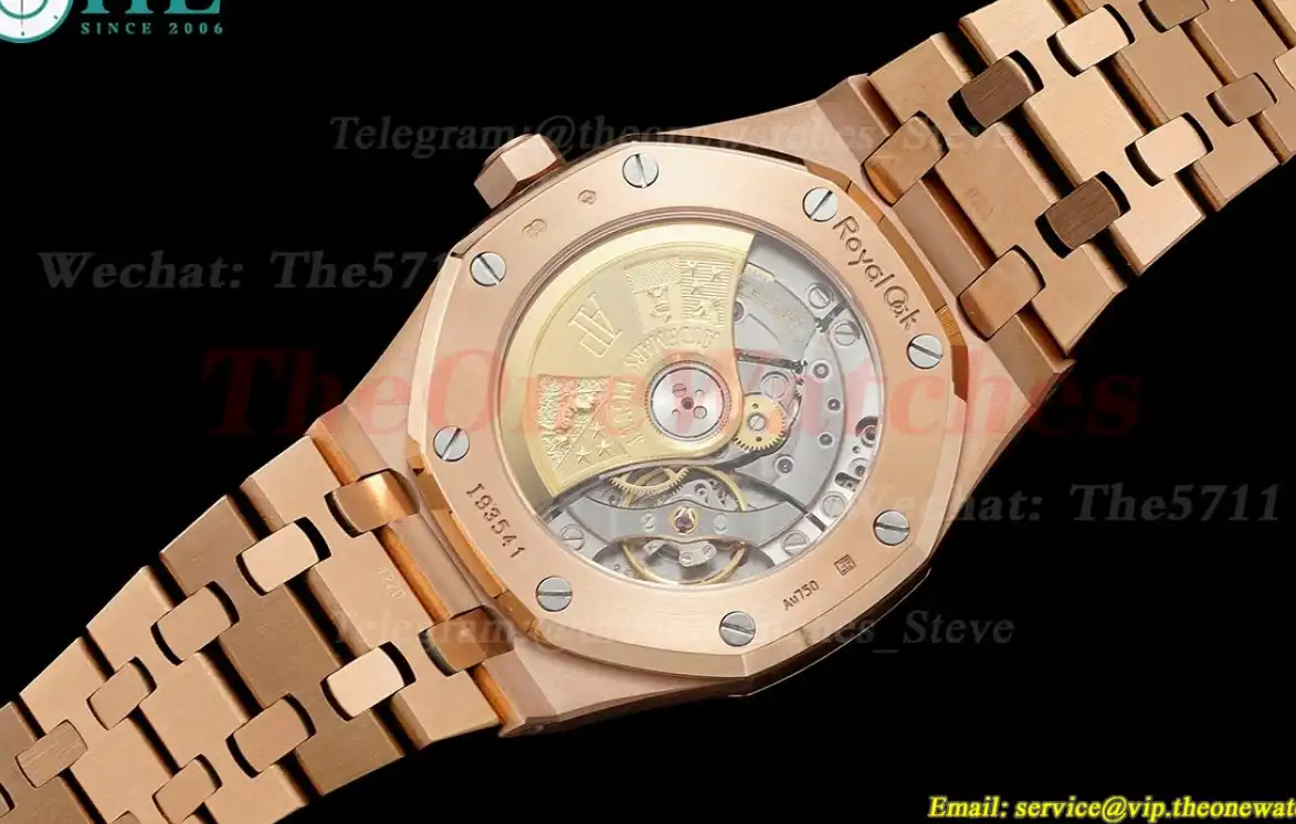 Royal Oak 15451 37mm C Dia RG RG Gold Dial IPF SA3120 Super Clone