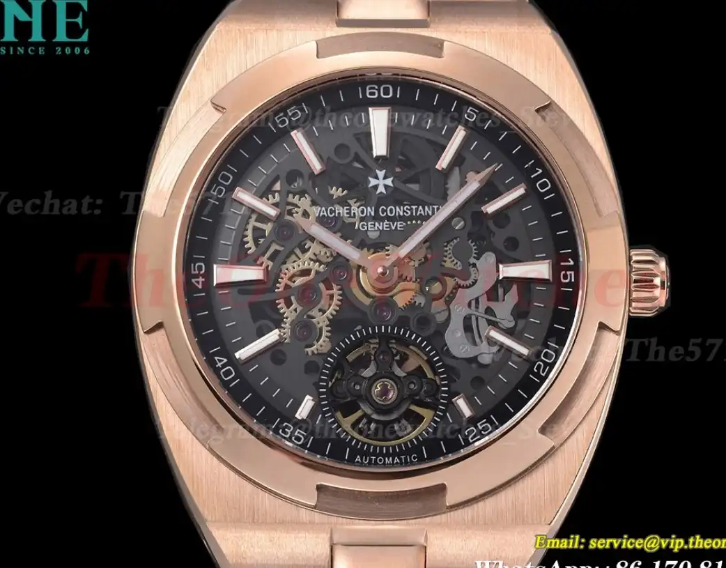 Overseas 6000V 41mm RG RG Skeleton Dial GDF A7500