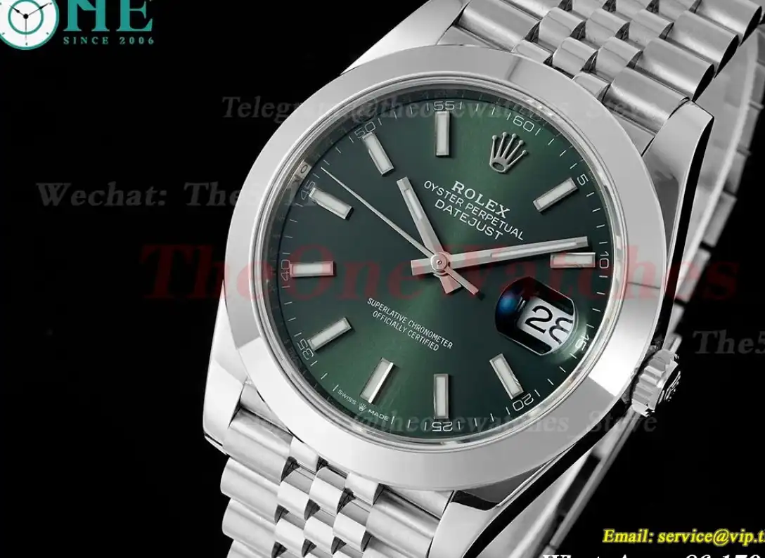 Datejust 126300 41mm Jub SS SS Green Dial VSF VS3235