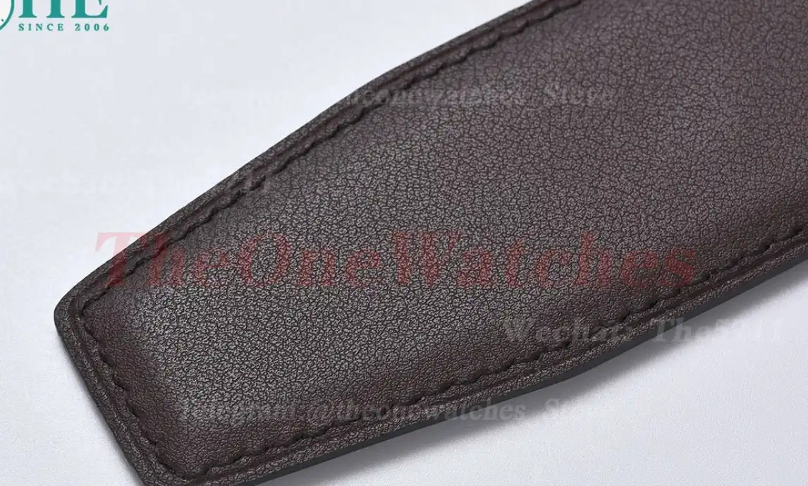 YG Hermes SS Buckle on Brown Black Leather Belt 3.8cm