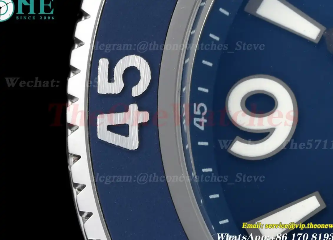 Superocean 44mm SS RU Blue Dial BLSF A2824