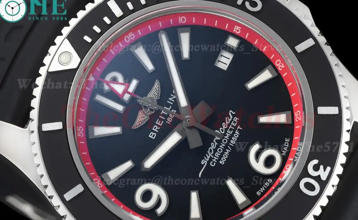 Superocean 44mm SS RU Black Red BLSF A2824