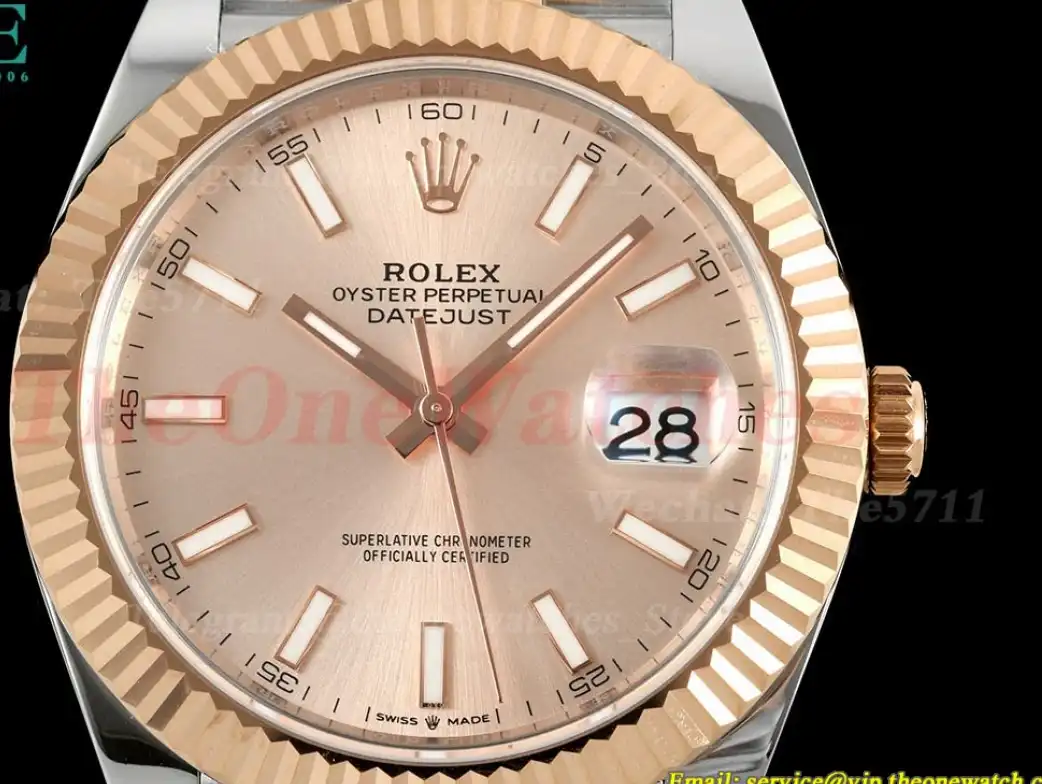 Datejust 126331 41mm Jub RG SS Rose Gold Stk EWEF A3235