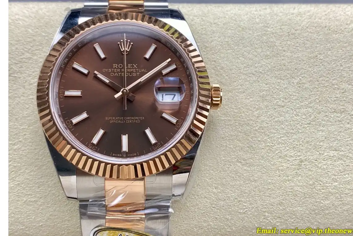 Datejust 126331 41mm Oys RG SS Brown Stk ARF SH3235(Tungsten Heavy Version)