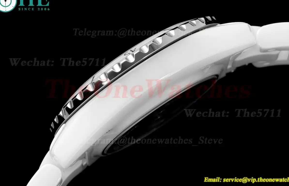 J12 38mm White Ceramic Cer White Black Dial HTF A12.1