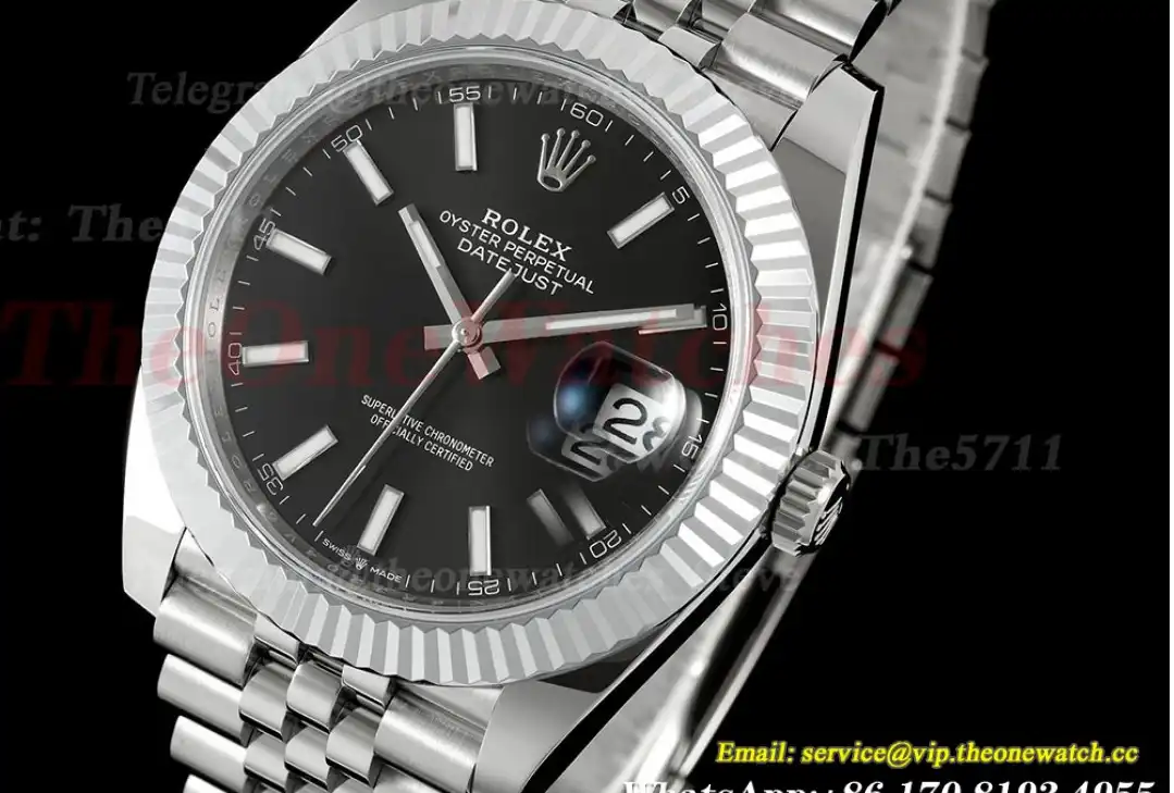 Datejust 126334 41mm Jub SS SS Black Dial JQF VR3235