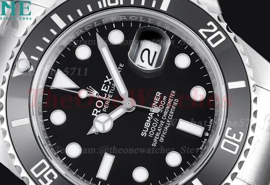 Submariner 126610LN 41mm SS SS Black Bezel Clean VR3235