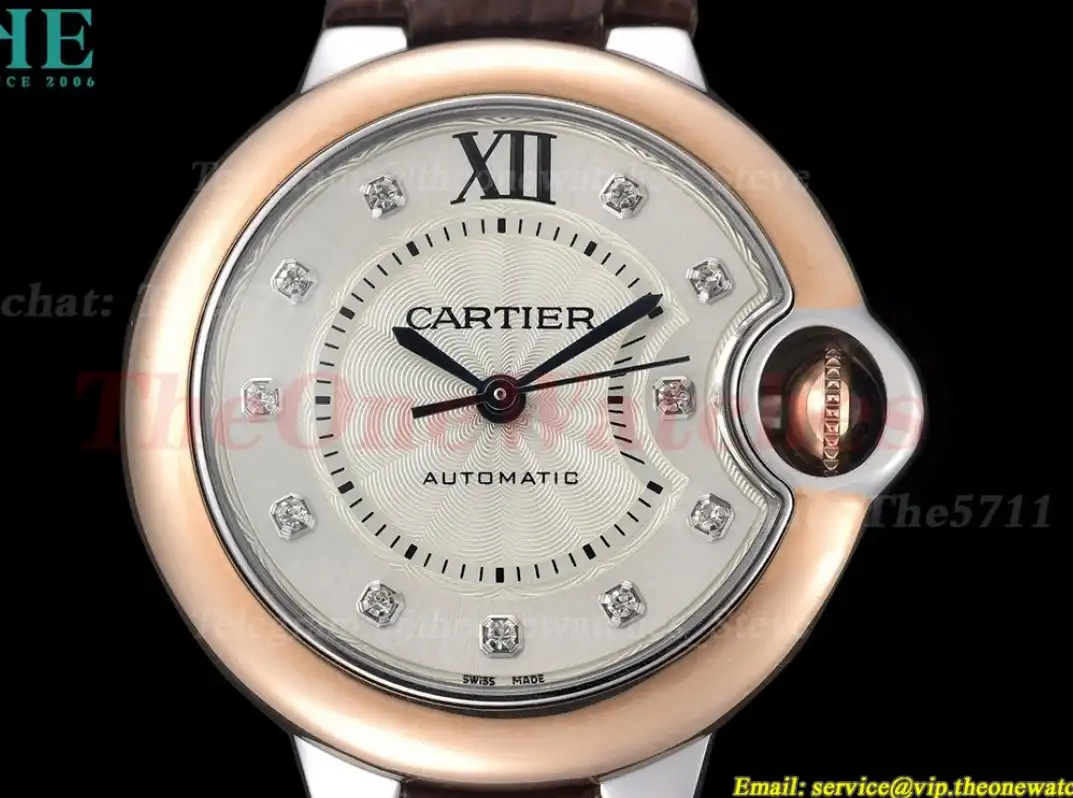 Ballon Bleu De Cartier 33mm SS LE White Dia GDF NH05