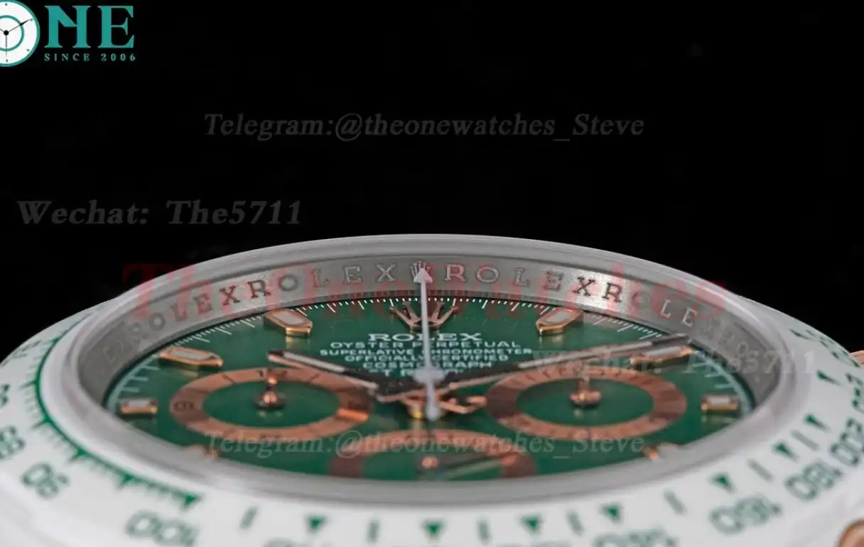 Daytona AET 40mm Cer Cer Green Dial ZF SH4130