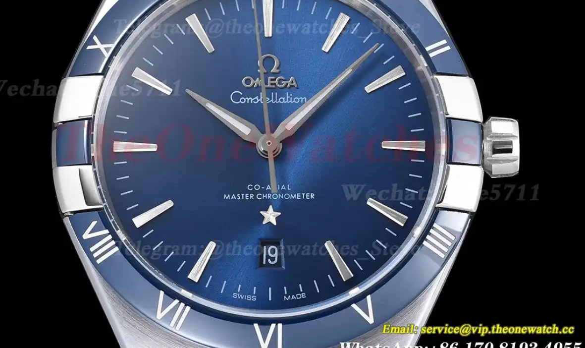 Constellation 41mm Blue Cer SS LE Blue Dial GDF MY8215