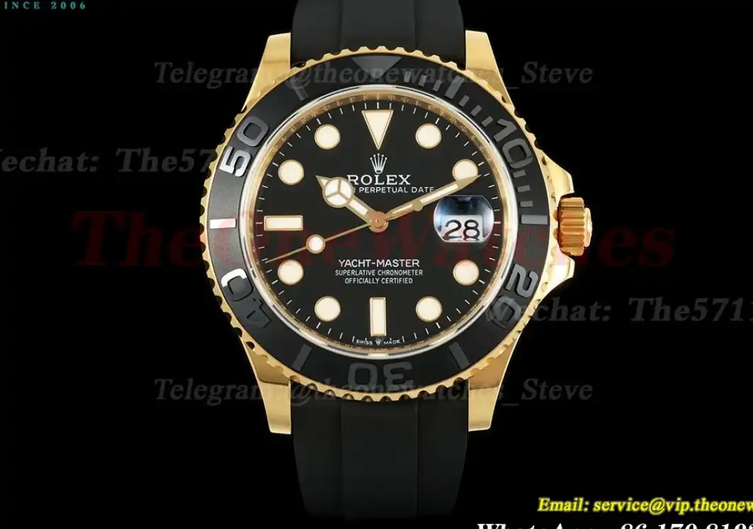 Yacht-Master 226658 42mm YG RU Black Dot EWEF A3235