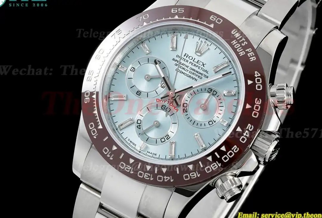 Daytona 116506 40mm SS SS Ice Blue Dia OMF A7750