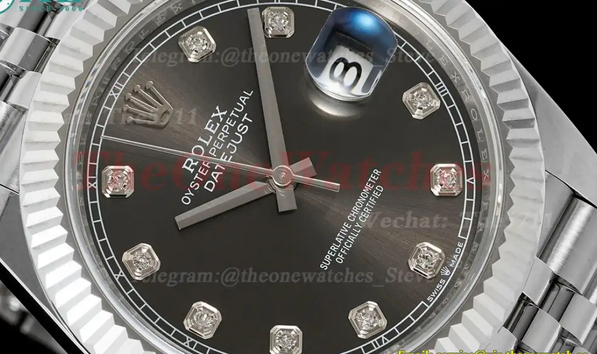 Datejust 126334 41mm Jub SS SS Grey Dia EWEF A3235