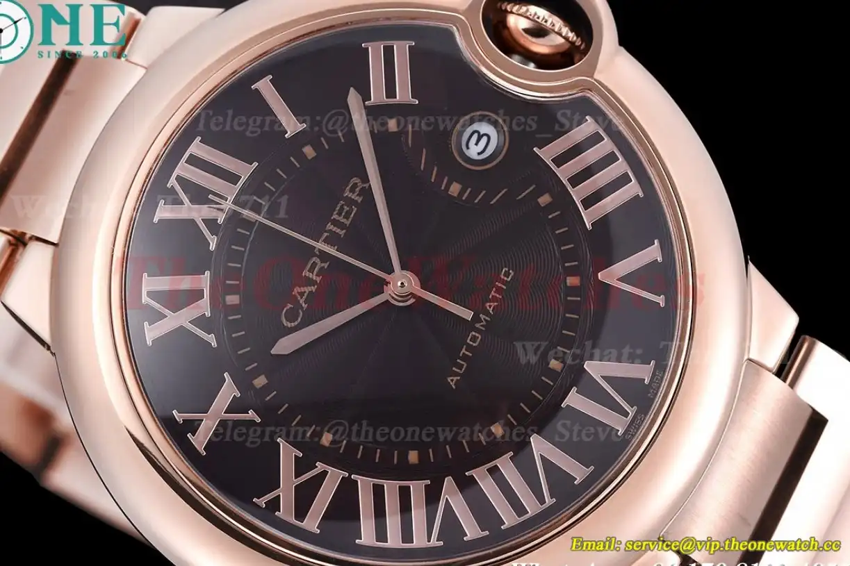 Ballon Bleu De Cartier 42mm RG RG Brown Dial GDF MY8215