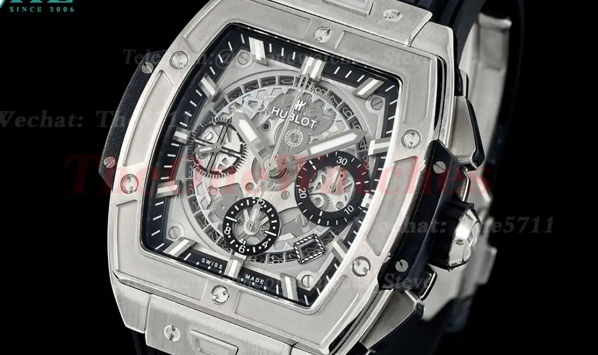 Spirit of Big Bang Chrono 42mm TI RU Skeleton Dial BBF A7750 Mod