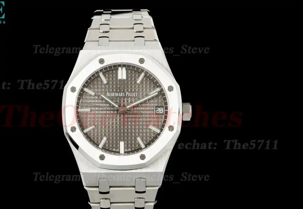 Royal Oak 15500 41mm SS SS Grey Dial TKF A4302 Super Clone